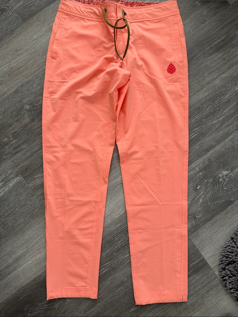 Men's Coral Casual Drawstring Pants